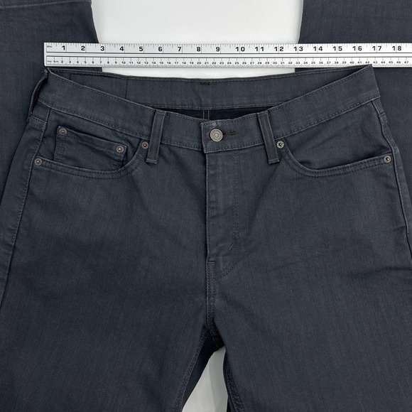 Levi Strauss & Co 541 Denim Jeans Straight Leg Zip Fly Black Size W33 L32 - Picture 11 of 11
